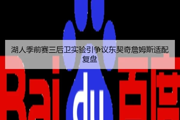 湖人季前赛三后卫实验引争议东契奇詹姆斯适配复盘